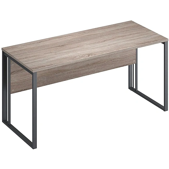 Стол Комус Мебель К-Loft 241S016 1580х670х752 дуб сонома темн/черный