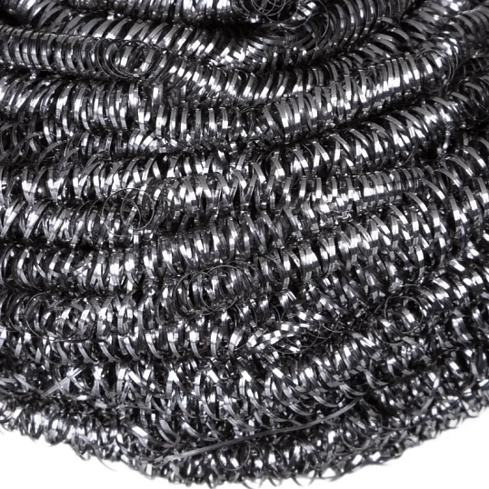 Губка-мочалка для мытья посуды Inox очищающая спираль 40г, 100200