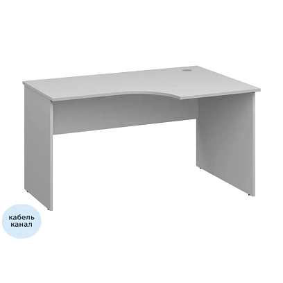 Стол SP Бюджет правый 2365.290 (402663) 1360х900/600х740 Белый шагрень