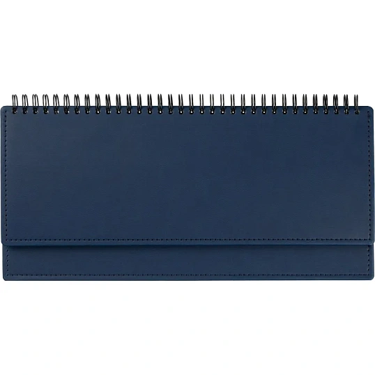 Планинг датированный 2026, синий 303х150 мм, 120 стр,АТТАСНЕ Вива