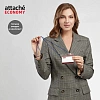 Бейдж Attache Economy 108x66 150мкм,шнур.2заж 45см син, вкладыш90x60 5шт/уп