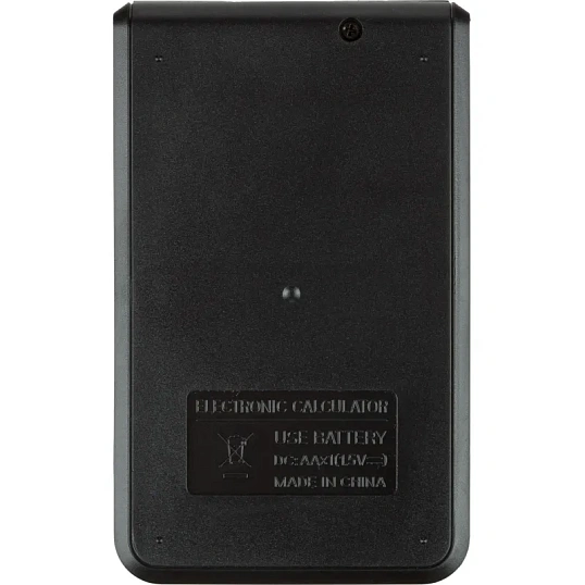 Калькулятор карманный Attache, AEP-100,8р,двойное питание, черн