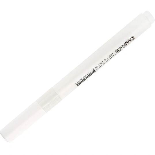 Маркер кисть акриловый SKETCH&ART белый, 22-0151