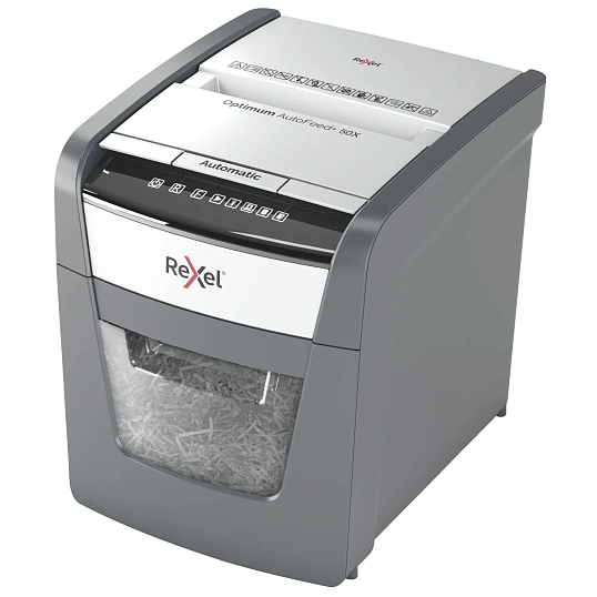 Шредер (уничтожитель) Rexel Optimum AutoFeed+ 50X 4ур.секр.,50лист,20л