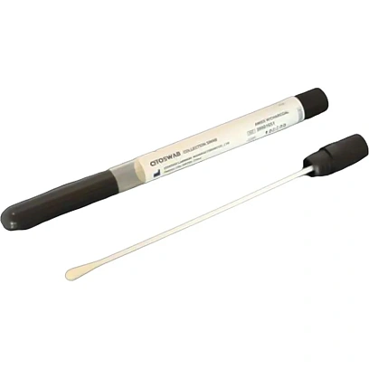 Зонд тампон(тупфер)с транспорт.ср Amies и углем,стер.инд.уп. Китай 100шт/уп