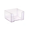 Бокс для бумаги 9х9х5 прозрачный ПЛ61