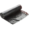 Мешки для мусора ПНД 60л 12мкм 20шт/рул черные 58x68см Luscan с завязками
