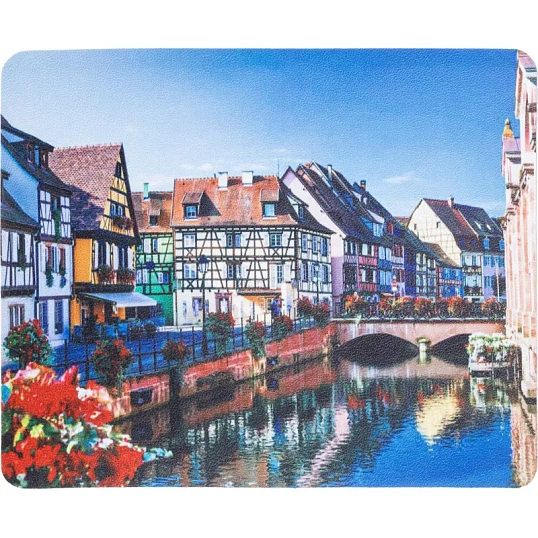 Коврик для мыши  HMP0014 иск.кожа/22х18х0,12