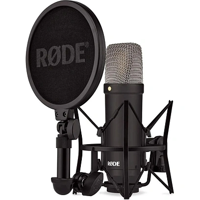 Микрофон Rode NT1 Signature Black, студийн кардиоидный конденсаторный, чёрн