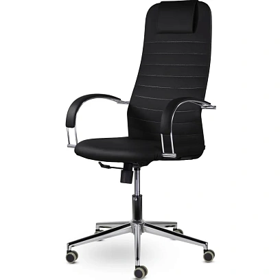 Кресло UP_СН-601 Соло хром SoloСН Ср S-0401 (черный)