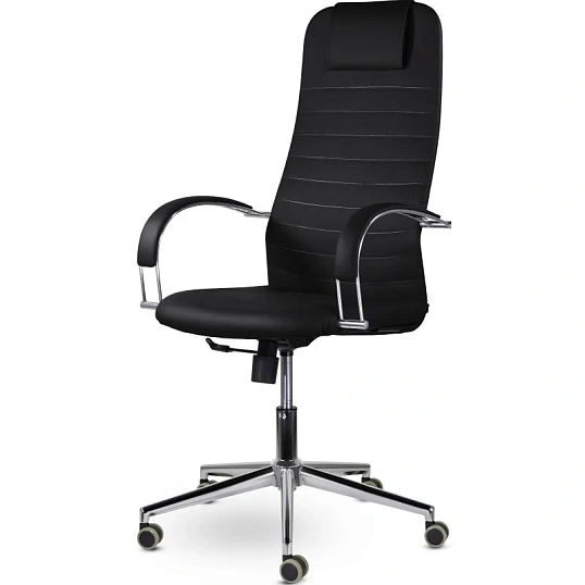 Кресло UP_СН-601 Соло хром SoloСН Ср S-0401 (черный)
