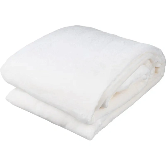 Плед микрофибра Luscan, молочный 150x200