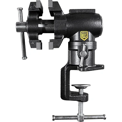 Тиски чугунные многофункциональные со струбциной 63мм BERGER BG1341