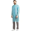 Халат на липучках 20гр/м2 р.XL, голубой (10шт/упак),арт.406-878-006,к