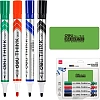 Набор маркеров для белых досок Deli EU099,со стир.,пулев.нак 2мм,4цв
