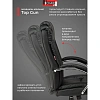 Кресло BN_Dt_EChair-561 TR рец. кожа черная, хром