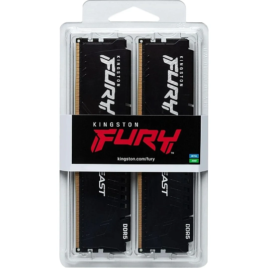 Модуль памяти Kingston FURY DDR5 DIMM 16GB(2x8Gb)6000Мгц(KF560C30BBEK2-16)