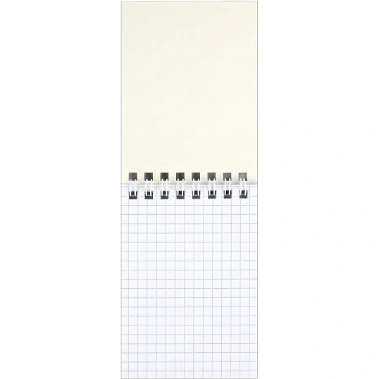 Блокнот А7, 40 л, ДРУЖБА С КОТОМ клетка, гребень, УФ-лак/68170