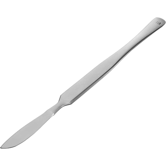 Скальпель хирург., многораз.,  брюшистый, средний 150мм 10-002-01