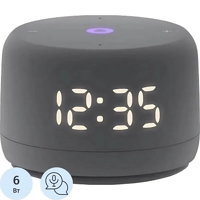 Умная колонка Яндекс Станция Лайт 2 с Алисой, серый (YNDX-00026GRY)