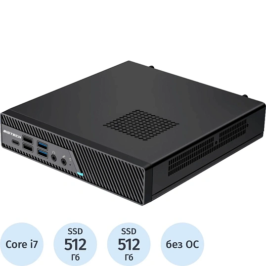 Мини ПК BigTech (MPK024) i7-12700/16GB/SSD512M.2/NOOS