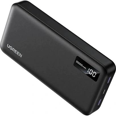 Внешний аккумулятор UGREEN PB312(25683)20000mAh 2-Way 2xUSB-A&USB-C 20W сер