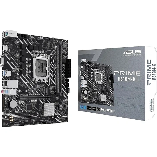 Материнская плата Asus PRIME H610M-K s1700 Intel H610 2xDDR5 mATX