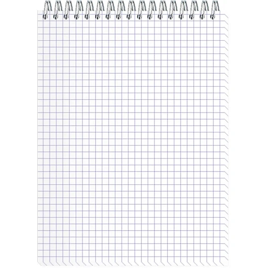 Блокнот А5,80л,клетка,метал.гребень,цв.обложка Стильный Офис 2737 в ассорт