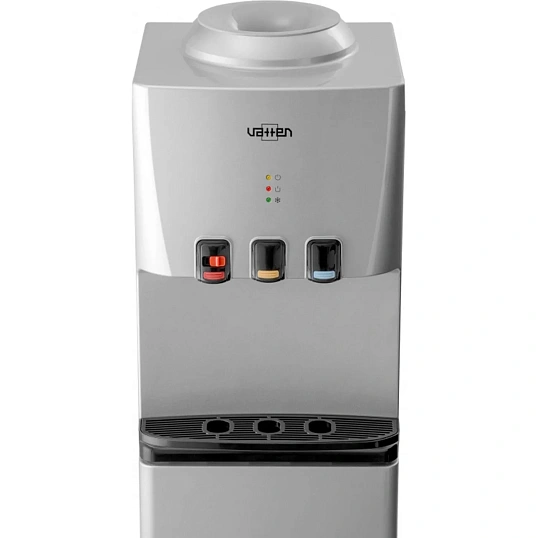 Кулер для воды  VATTEN V46SKB, компрессорный, с холодильником, серебро