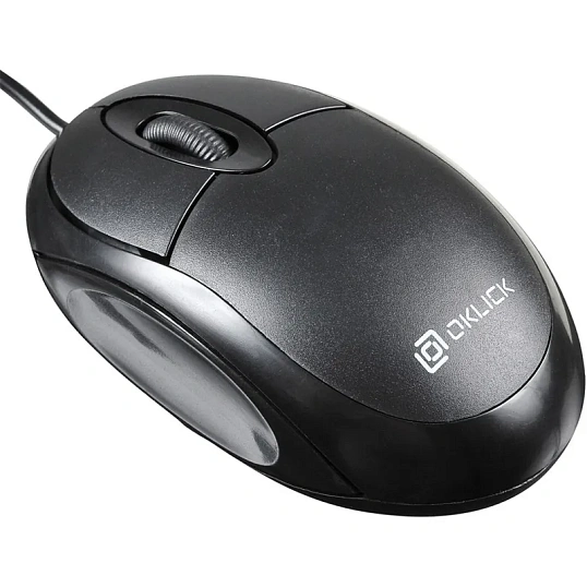 Мышь компьютерная Oklick 105S черный оптическая 800dpi/3but (400941)