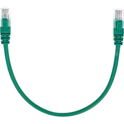 Патч-корд REXANT U/UTP, CAT 5e, 26AWG, LSZH, 0,3м (02-0106-03) зеленый