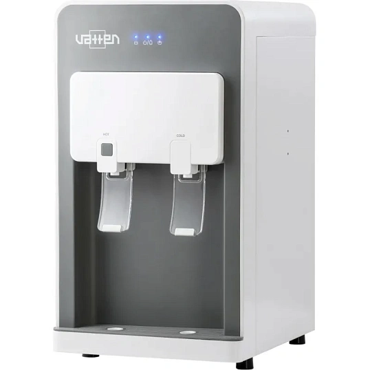 Кулер для воды VATTEN LD54JK выносная бутыль, настольный, компрессор, серый