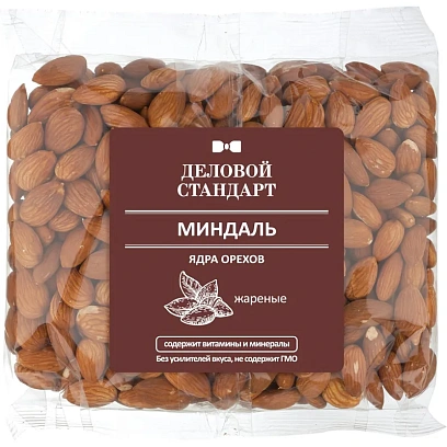 Миндаль Деловой Стандарт жареный,500г