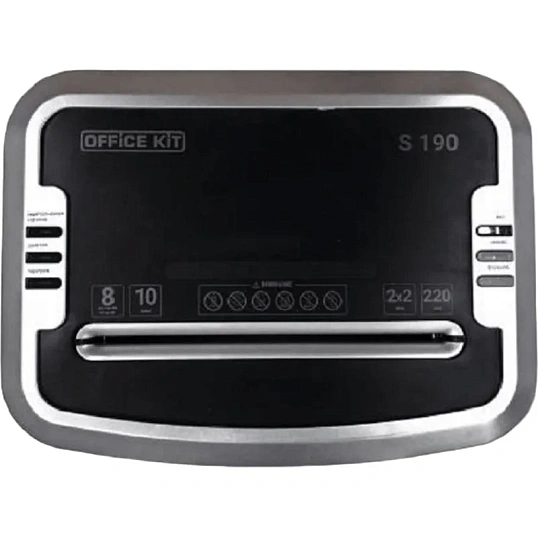 Шредер (уничтожитель) Office Kit S190 2x2, P-6ур.секр., 6лист, 20л