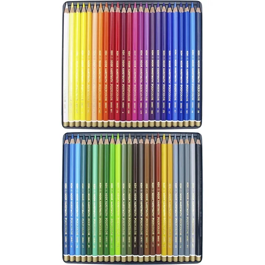 Карандаши цветные худож POLYCOLOR 3826 48цв/наб мет.кор. 3826048001PLRU