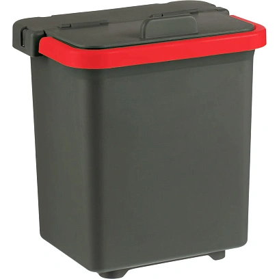 Ведро Росмоп (красная ручка) 5л_B-5R