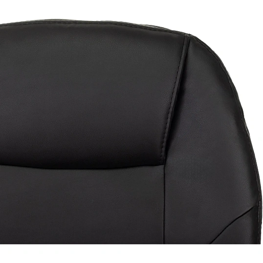 Кресло VB_EChair 668 PU P черный эко.кожа подст.для ног
