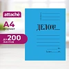 Скоросшиватель картон. мел  360 г/м.,синий