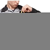 Костюм лет муж (куртка, бр) л10 чер/сер 104-108/182-188