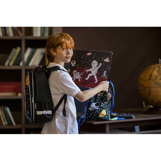 Ранец   3D Space, 2 отд., эргоном. спинка
