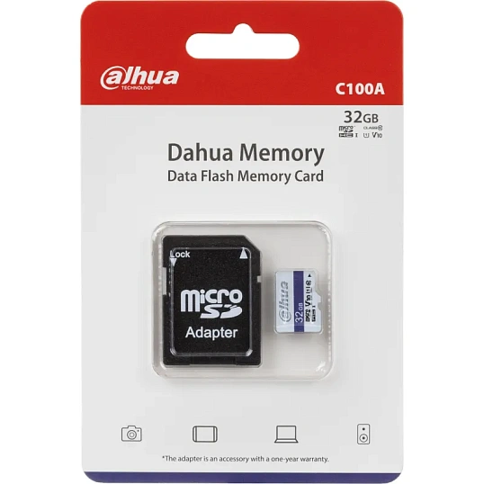 Карта памяти Dahua MicroSD 32 ГБ DHI-TF-C100A/32GB