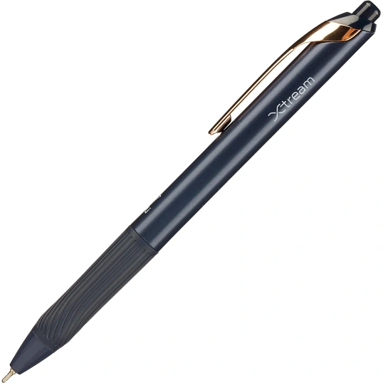 Ручка шариковая автомат. Deli EQ88-BL,син,игол.нак,0,7мм,пониж.вязк,2цв .сс