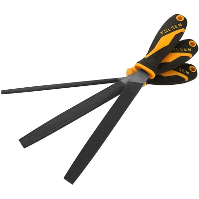 Набор напильников GRIPro, 200 мм, 3 предмета TOLSEN 32033 