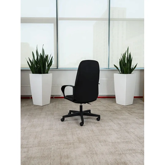 Кресло VB_Echair-660 ТC ткань черный пластик