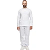 Футболка (160 г.) с длинным рукавом бел.(XXXL)