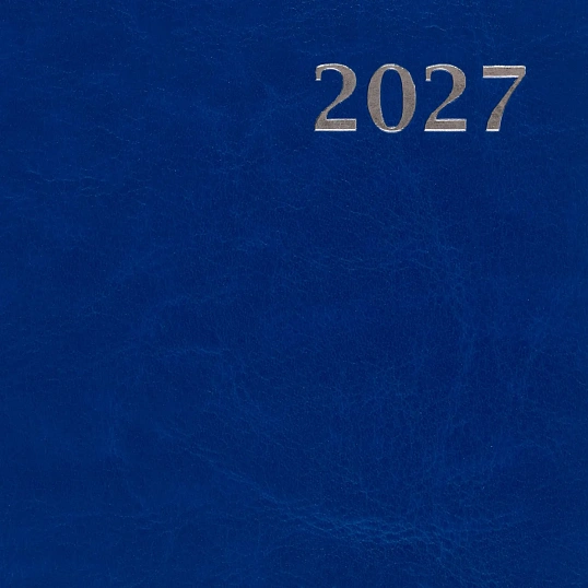 Ежедневник датированный 2027 Attache АГЕНДА А5 168л 138x213мм под кожу син