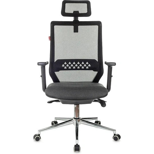Кресло VB_EChair 663 TC-H/SL черный TW-01 38-418 сетка/ткань