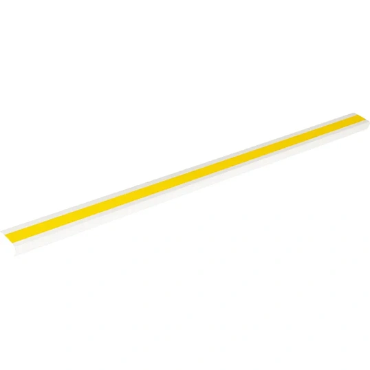 Профиль противоскользящий алюм угол для ступени 50 желтый