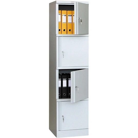 Шкаф для бумаг ПРАКТИК АМ 1845/4 4 дв 472х458х1830