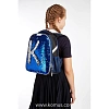 Ранец Комус Класс Sparkle Blue,эргоном. спинка, двусторонние пайетки